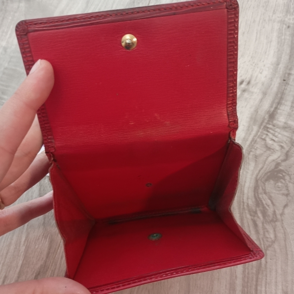 Louis Vuitton Epi Portefeuille Elise Trifold Red Wallet - Picture 6 of 8